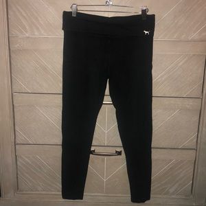 Victoria Secret PINK black leggings